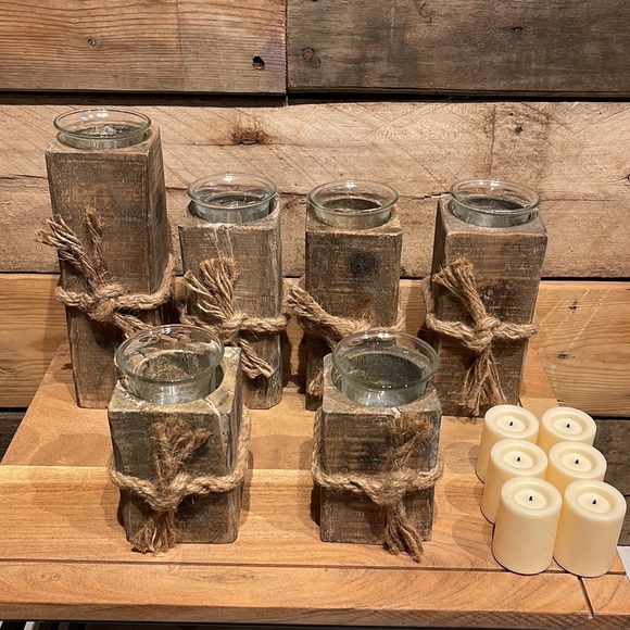 Candle Holders with Light Up Candles - Picture 7 of 7